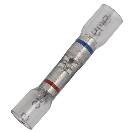 Auveco CRYSTAL CLEAR STEPDOWN BUTT CONNECTOR - 500, 22-18 AWG TO 16-14 AWG, PK/15, 15PK 22992